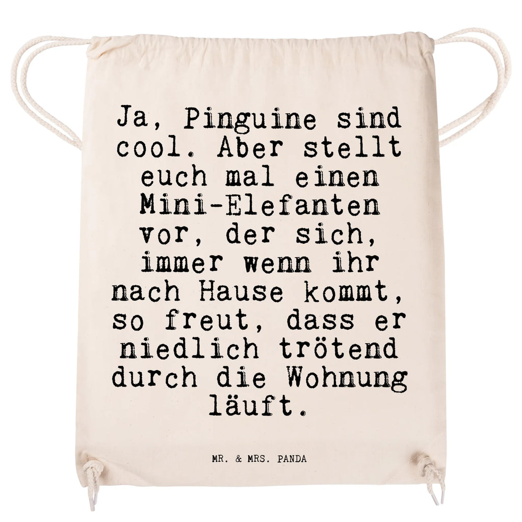 Sportbeutel Ja, Pinguine sind cool.... Sportbeutel, Turnbeutel, Beutel, Sporttasche, Tasche, Stoffbeutel, Sportbeutel Kinder, Gymsack, Beutel Rucksack, Kleine Sporttasche, Sportzubehör, Turnbeutel Baumwolle, Spruch, Sprüche, lustige Sprüche, Weisheiten, Zitate, Spruch Geschenke, Spruch Sprüche Weisheiten Zitate Lustig Weisheit Worte