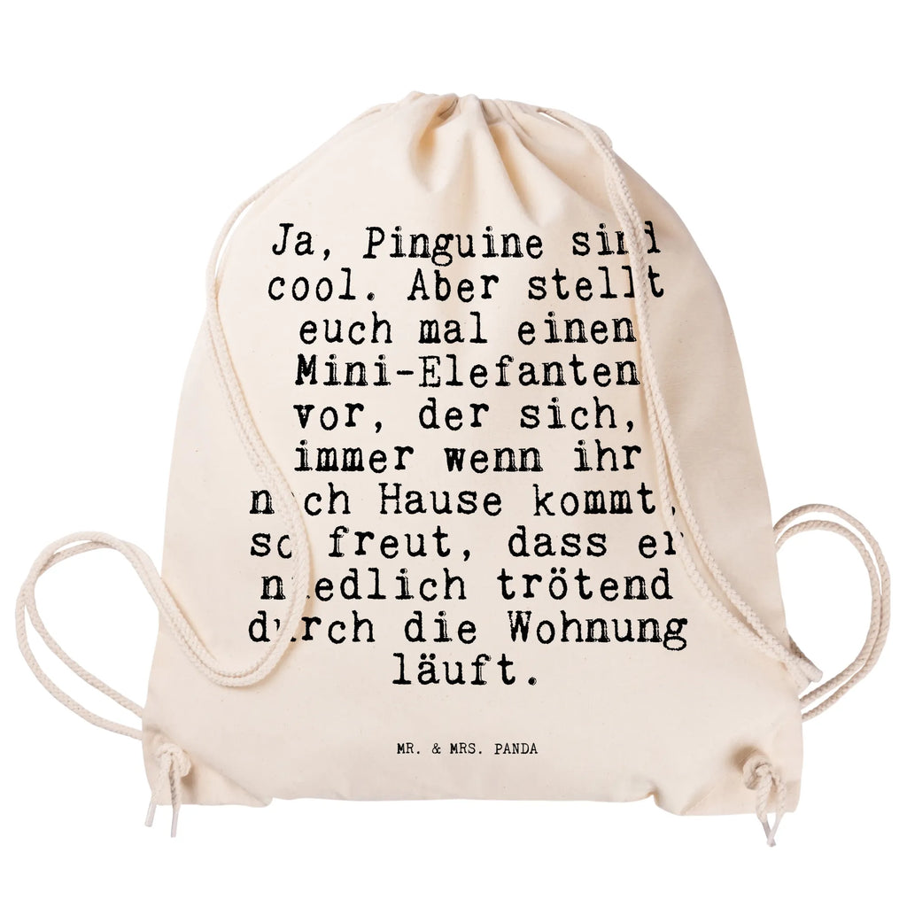 Sportbeutel Ja, Pinguine sind cool.... Sportbeutel, Turnbeutel, Beutel, Sporttasche, Tasche, Stoffbeutel, Sportbeutel Kinder, Gymsack, Beutel Rucksack, Kleine Sporttasche, Sportzubehör, Turnbeutel Baumwolle, Spruch, Sprüche, lustige Sprüche, Weisheiten, Zitate, Spruch Geschenke, Spruch Sprüche Weisheiten Zitate Lustig Weisheit Worte