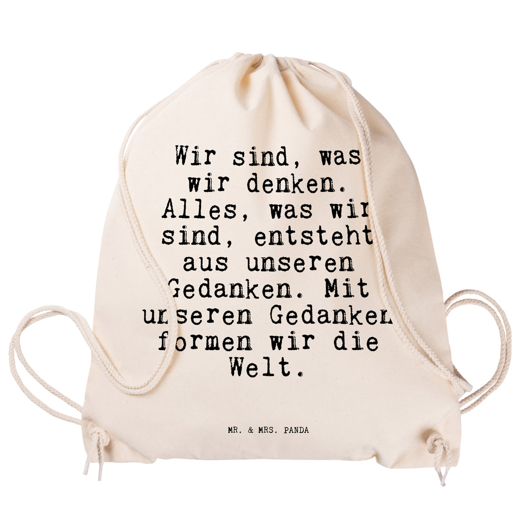 Sportbeutel Wir sind, was wir... Sportbeutel, Turnbeutel, Beutel, Sporttasche, Tasche, Stoffbeutel, Sportbeutel Kinder, Gymsack, Beutel Rucksack, Kleine Sporttasche, Sportzubehör, Turnbeutel Baumwolle, Spruch, Sprüche, lustige Sprüche, Weisheiten, Zitate, Spruch Geschenke, Spruch Sprüche Weisheiten Zitate Lustig Weisheit Worte