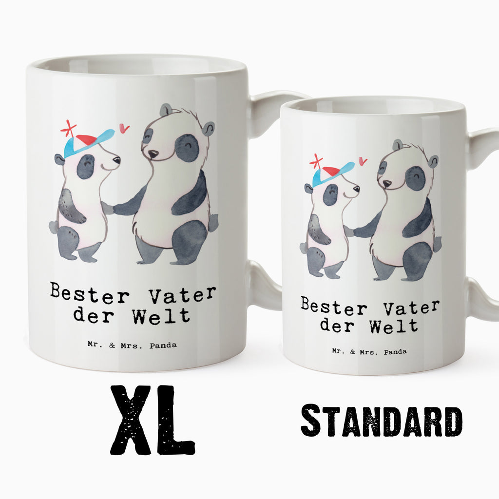 XL Tasse Panda Bester Vater der Welt XL Tasse, Große Tasse, Grosse Kaffeetasse, XL Becher, XL Teetasse, spülmaschinenfest, Jumbo Tasse, Groß, für, Dankeschön, Geschenk, Schenken, Geburtstag, Geburtstagsgeschenk, Geschenkidee, Danke, Bedanken, Mitbringsel, Freude machen, Geschenktipp, Vater, Papa, Dad, Daddy, Paps, Papi, Vati, Eltern, Geschenk Vater, Mann, Familie, Bester, Kleinigkeit