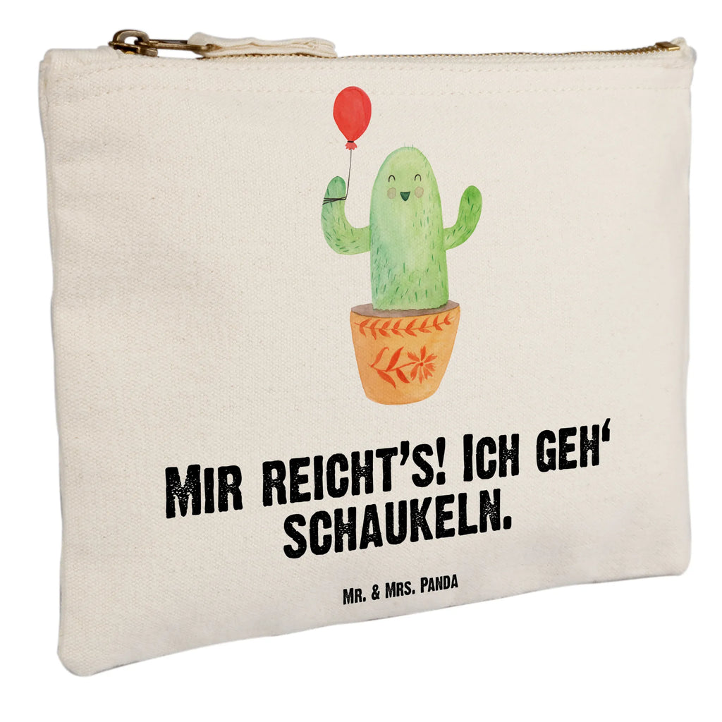 Schminktasche Kaktus Luftballon Schminktasche, Kosmetiktasche, Kosmetikbeutel, Stiftemäppchen, Etui, Federmappe, Makeup, XXL, Schminketui, Kosmetiketui, Schlamperetui, Kaktus, Kakteen, Luftballon, Neustart, Freude, Büro, Stress, Büroalltag, Freundin, Freund, Ausbildung, Prüfung