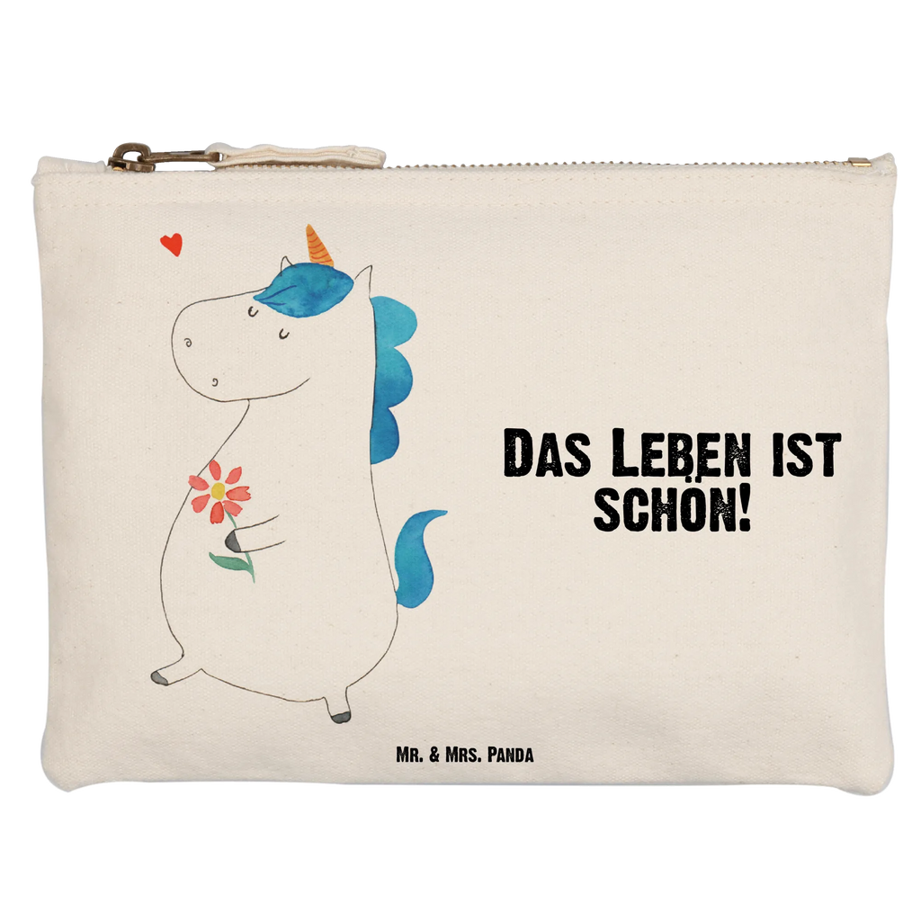 Schminktasche Einhorn Spaziergang Schminktasche, Kosmetiktasche, Kosmetikbeutel, Stiftemäppchen, Etui, Federmappe, Makeup, XXL, Schminketui, Kosmetiketui, Schlamperetui, Einhorn, Einhörner, Einhorn Deko, Pegasus, Unicorn, Glitzer, Blumen, Spaziergang, Motivation, Gute Laune, Freude, Freundin, Mutter, Schwester