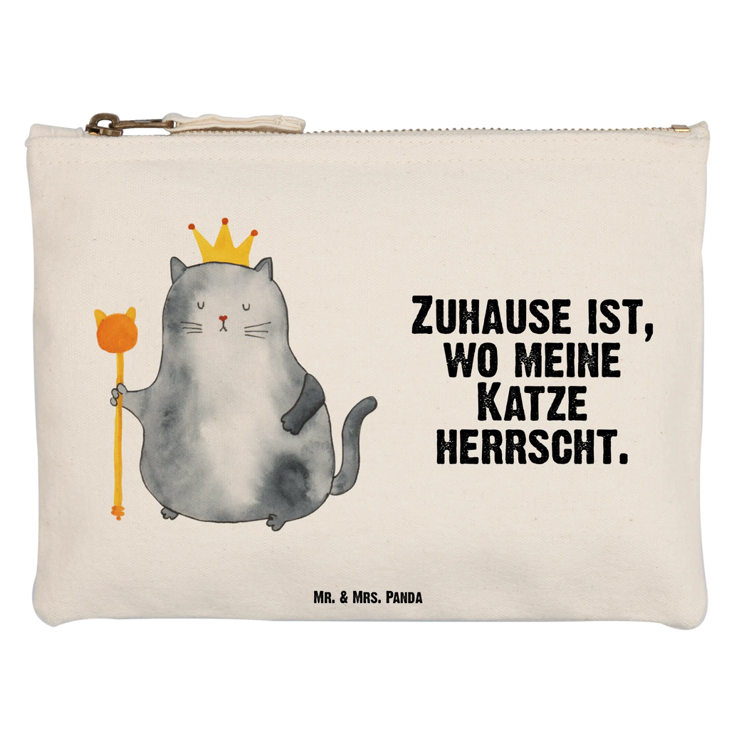 Schminktasche Katze König Schminktasche, Kosmetiktasche, Kosmetikbeutel, Stiftemäppchen, Etui, Federmappe, Makeup, XXL, Schminketui, Kosmetiketui, Schlamperetui, Katze, Katzenmotiv, Katzenfan, Katzendeko, Katzenfreund, Katzenliebhaber, Katzenprodukte, Katzenartikel, Katzenaccessoires, Katzensouvenirs, Katzenliebhaberprodukte, Katzenmotive, Katzen, Kater, Mietze, Cat, Cats, Katzenhalter, Katzenbesitzerin, Haustier, König, Königin, Queen, Familie, Mietzhaus, Wohnung, erste eigenen Wohnung, Umzug, Einzug