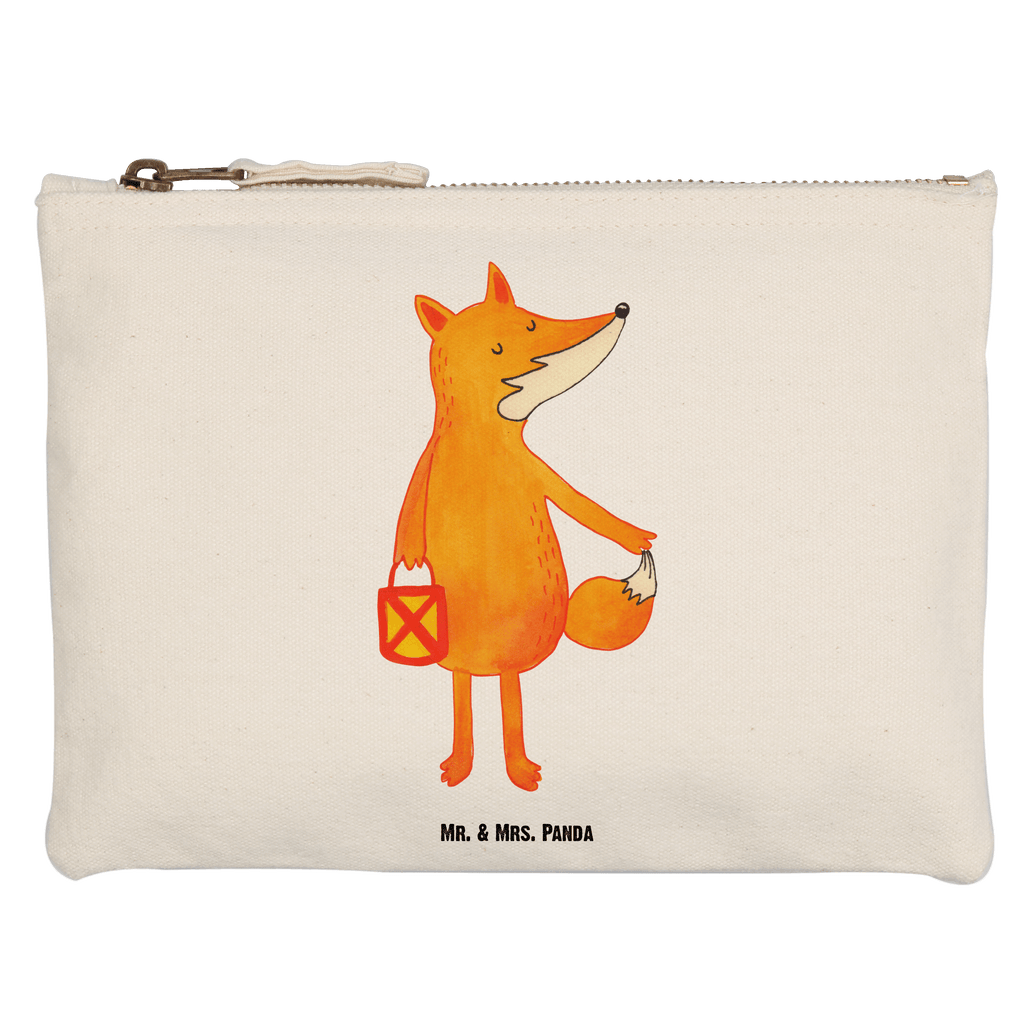 Schminktasche Fuchs Laterne Schminktasche, Kosmetiktasche, Kosmetikbeutel, Stiftemäppchen, Etui, Federmappe, Makeup, XXL, Schminketui, Kosmetiketui, Schlamperetui, Fuchs, Füchse, Spruch trösten, Liebeskummer Spruch, Laterne, Sankt Martin, Laternenumzug, Aufmuntern, Cäsar Otto Hugo Flaischlen