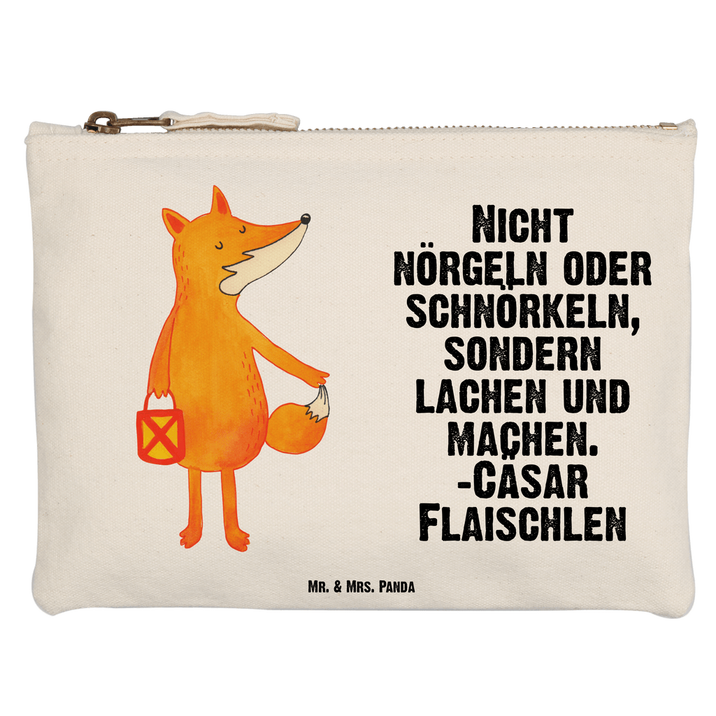 Schminktasche Fuchs Laterne Schminktasche, Kosmetiktasche, Kosmetikbeutel, Stiftemäppchen, Etui, Federmappe, Makeup, XXL, Schminketui, Kosmetiketui, Schlamperetui, Fuchs, Füchse, Spruch trösten, Liebeskummer Spruch, Laterne, Sankt Martin, Laternenumzug, Aufmuntern, Cäsar Otto Hugo Flaischlen