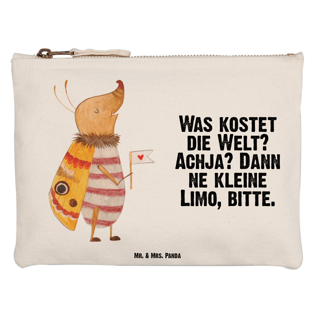 Schminktasche Nachtfalter Fähnchen Schminktasche, Kosmetiktasche, Kosmetikbeutel, Stiftemäppchen, Etui, Federmappe, Makeup, XXL, Schminketui, Kosmetiketui, Schlamperetui, Tiermotive, Gute Laune, lustige Sprüche, Tiere, Nachtfalter, Käfer, Spruch lustig, Spruch witzig, süß, niedlich, Küche Deko, Was kostet die Welt