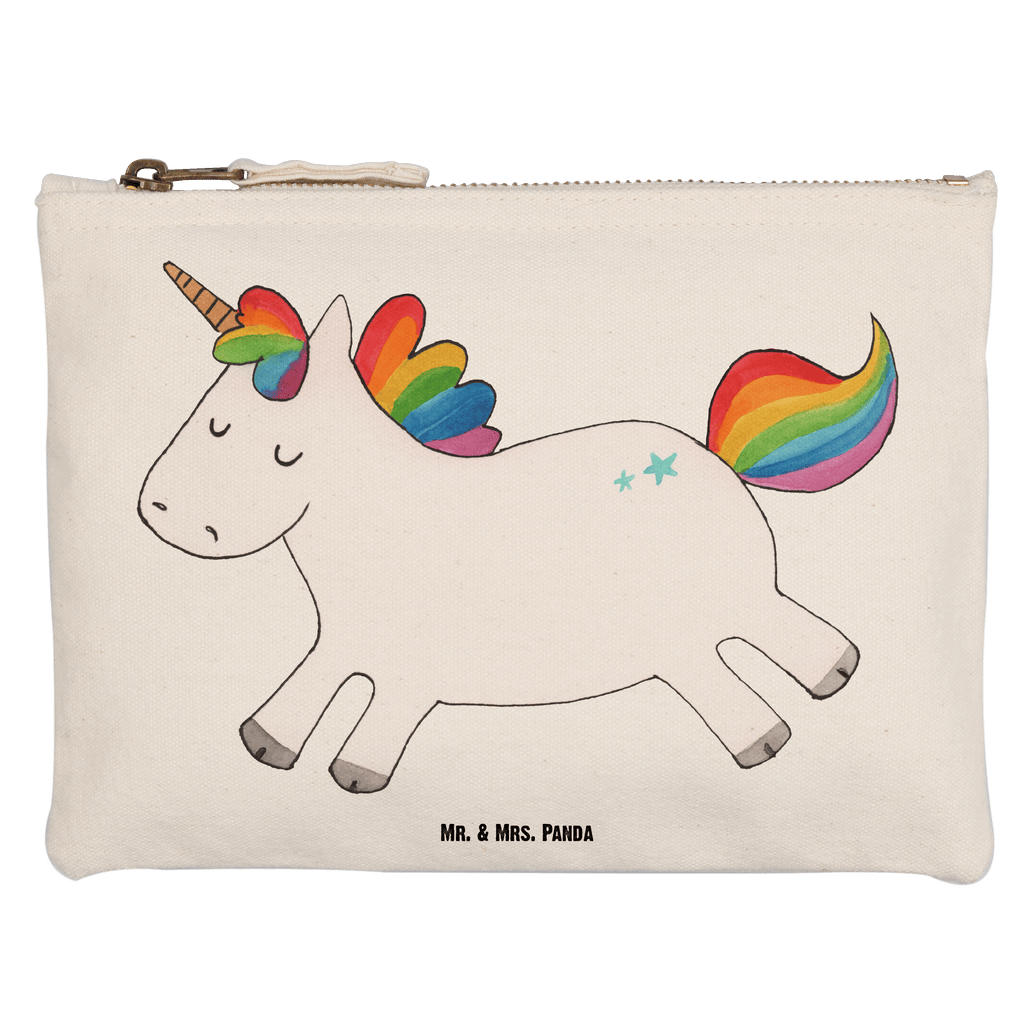 Schminktasche Einhorn Happy Schminktasche, Kosmetiktasche, Kosmetikbeutel, Stiftemäppchen, Etui, Federmappe, Makeup, XXL, Schminketui, Kosmetiketui, Schlamperetui, Einhorn, Einhörner, Einhorn Deko, Pegasus, Unicorn, glücklich, fröhlich, Spaß, Freude, Lebensfreude, witzig, spannend, Lächeln, Lachen