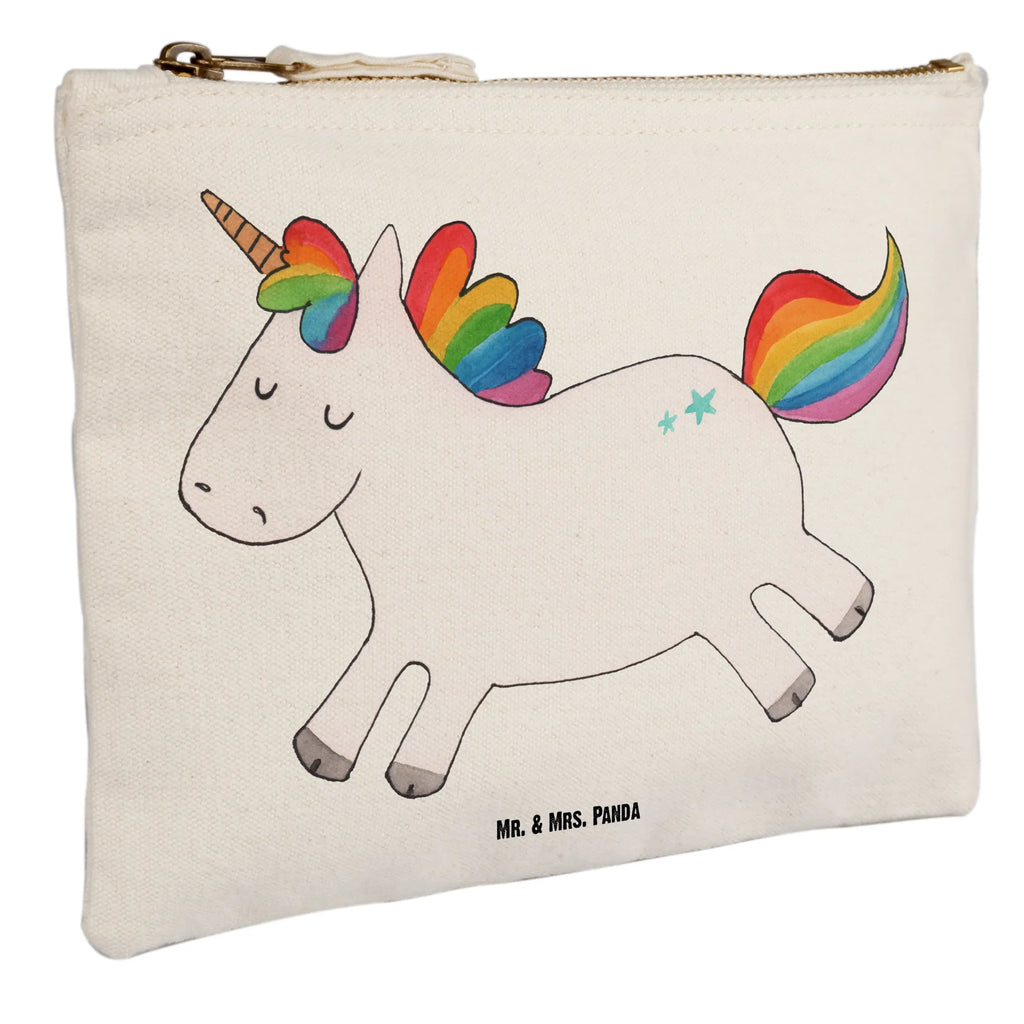 Schminktasche Einhorn Happy Schminktasche, Kosmetiktasche, Kosmetikbeutel, Stiftemäppchen, Etui, Federmappe, Makeup, XXL, Schminketui, Kosmetiketui, Schlamperetui, Einhorn, Einhörner, Einhorn Deko, Pegasus, Unicorn, glücklich, fröhlich, Spaß, Freude, Lebensfreude, witzig, spannend, Lächeln, Lachen