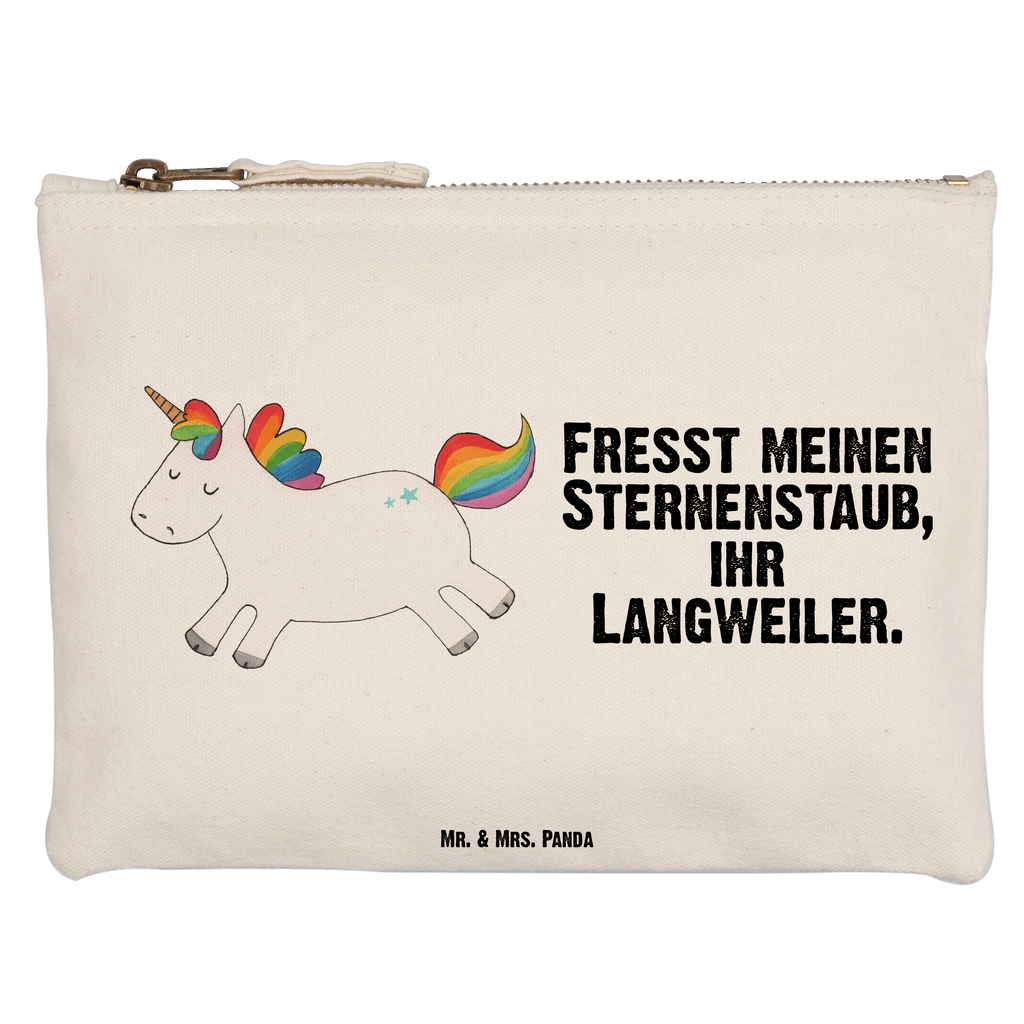 Schminktasche Einhorn Happy Schminktasche, Kosmetiktasche, Kosmetikbeutel, Stiftemäppchen, Etui, Federmappe, Makeup, XXL, Schminketui, Kosmetiketui, Schlamperetui, Einhorn, Einhörner, Einhorn Deko, Pegasus, Unicorn, glücklich, fröhlich, Spaß, Freude, Lebensfreude, witzig, spannend, Lächeln, Lachen