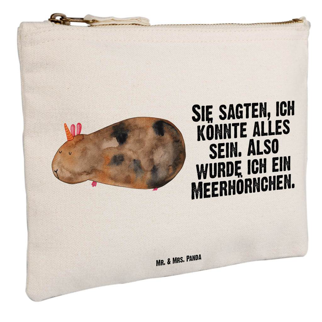 Schminktasche Einhorn Meerschweinchen Schminktasche, Kosmetiktasche, Kosmetikbeutel, Stiftemäppchen, Etui, Federmappe, Makeup, XXL, Schminketui, Kosmetiketui, Schlamperetui, Einhorn, Einhörner, Einhorn Deko, Pegasus, Unicorn, Meerhörnchen, Meericorn, Meerschwein, Meerschweinchen