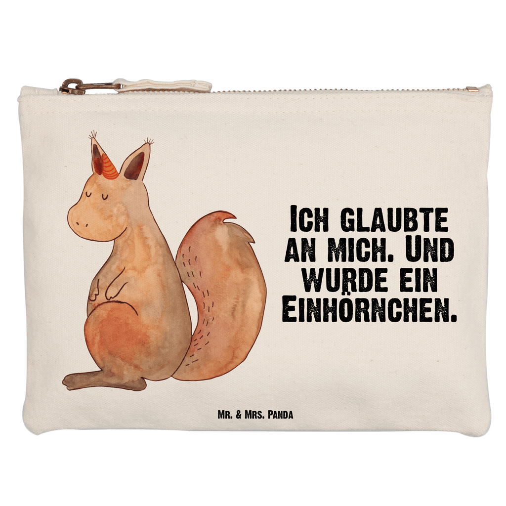 Schminktasche Einhorn Glauben Schminktasche, Kosmetiktasche, Kosmetikbeutel, Stiftemäppchen, Etui, Federmappe, Makeup, XXL, Schminketui, Kosmetiketui, Schlamperetui, Einhorn, Einhörner, Einhorn Deko, Pegasus, Unicorn, Einhörnchen, Eichhörnchen, Eichhorn