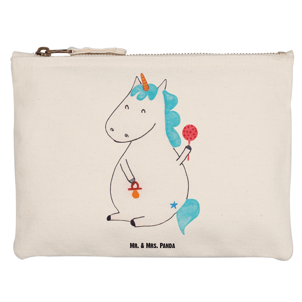 Schminktasche Einhorn Baby Schminktasche, Kosmetiktasche, Kosmetikbeutel, Stiftemäppchen, Etui, Federmappe, Makeup, XXL, Schminketui, Kosmetiketui, Schlamperetui, Einhorn, Einhörner, Einhorn Deko, Pegasus, Unicorn, Mutter, Geburt, Geburtstag, erstes Kind, Baby, Babyglück, Nachwuchs, Eltern, Party, Kind, Schnuller