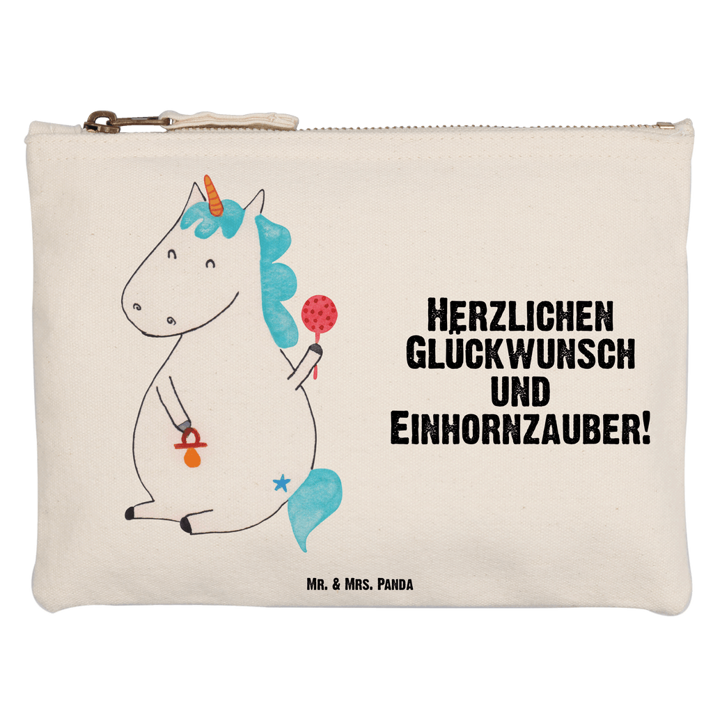 Schminktasche Einhorn Baby Schminktasche, Kosmetiktasche, Kosmetikbeutel, Stiftemäppchen, Etui, Federmappe, Makeup, XXL, Schminketui, Kosmetiketui, Schlamperetui, Einhorn, Einhörner, Einhorn Deko, Pegasus, Unicorn, Mutter, Geburt, Geburtstag, erstes Kind, Baby, Babyglück, Nachwuchs, Eltern, Party, Kind, Schnuller