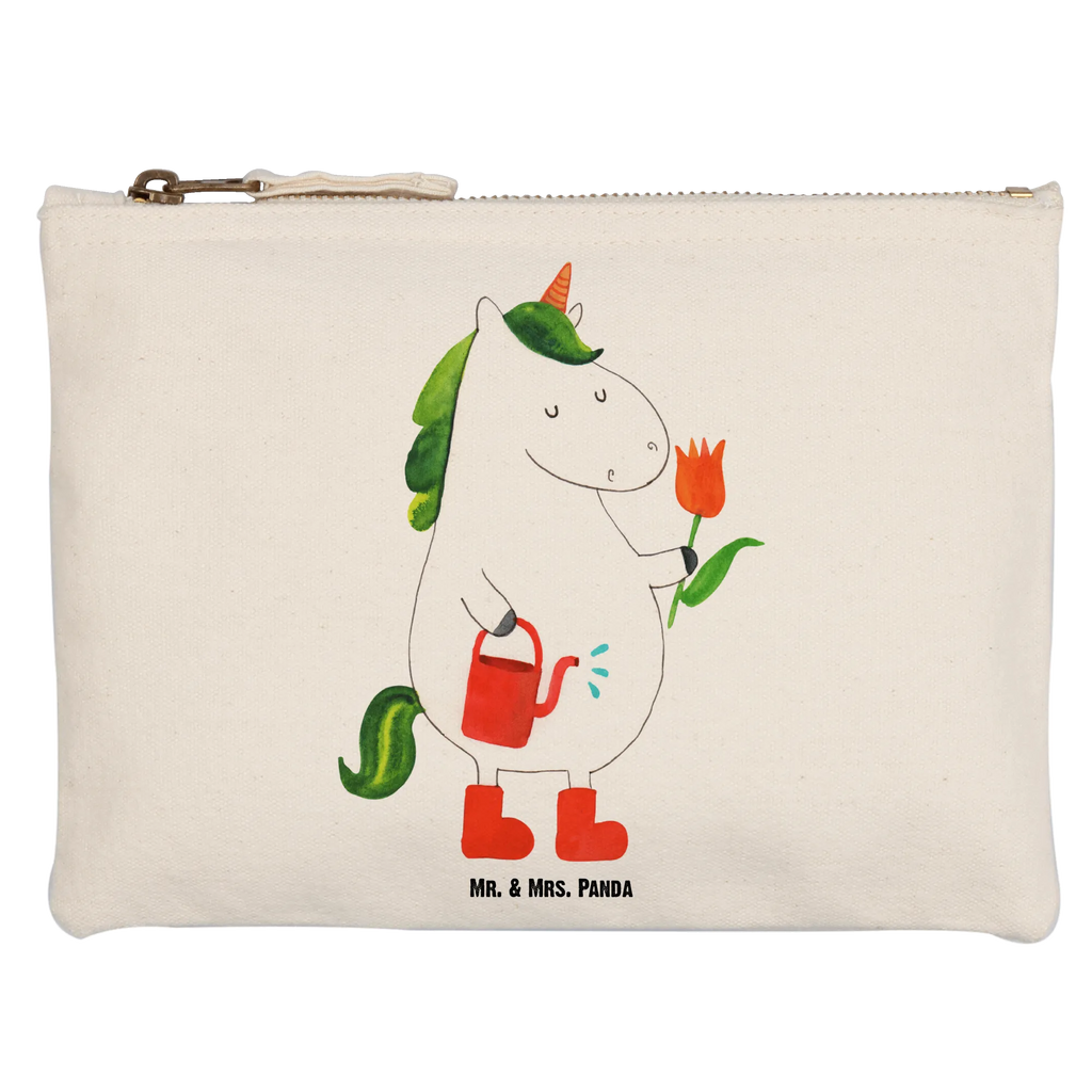 Schminktasche Einhorn Gärtner Schminktasche, Kosmetiktasche, Kosmetikbeutel, Stiftemäppchen, Etui, Federmappe, Makeup, XXL, Schminketui, Kosmetiketui, Schlamperetui, Einhorn, Einhörner, Einhorn Deko, Pegasus, Unicorn, Luftballon, Gießkanne, Giesskanne, Lebenslust, Freude, Blume, Freundin, Garten, Stiefel