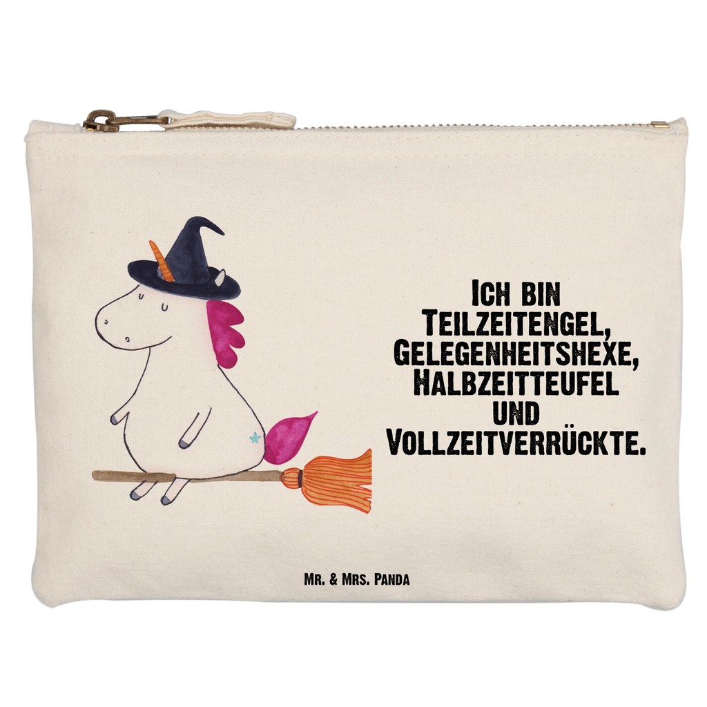 Schminktasche Einhorn Hexe Schminktasche, Kosmetiktasche, Kosmetikbeutel, Stiftemäppchen, Etui, Federmappe, Makeup, XXL, Schminketui, Kosmetiketui, Schlamperetui, Einhorn, Einhörner, Einhorn Deko, Unicorn, Frau, Ehefrau, Hexe, Teufel, Engel, Verrückte, Freundin, Leben, Zicke