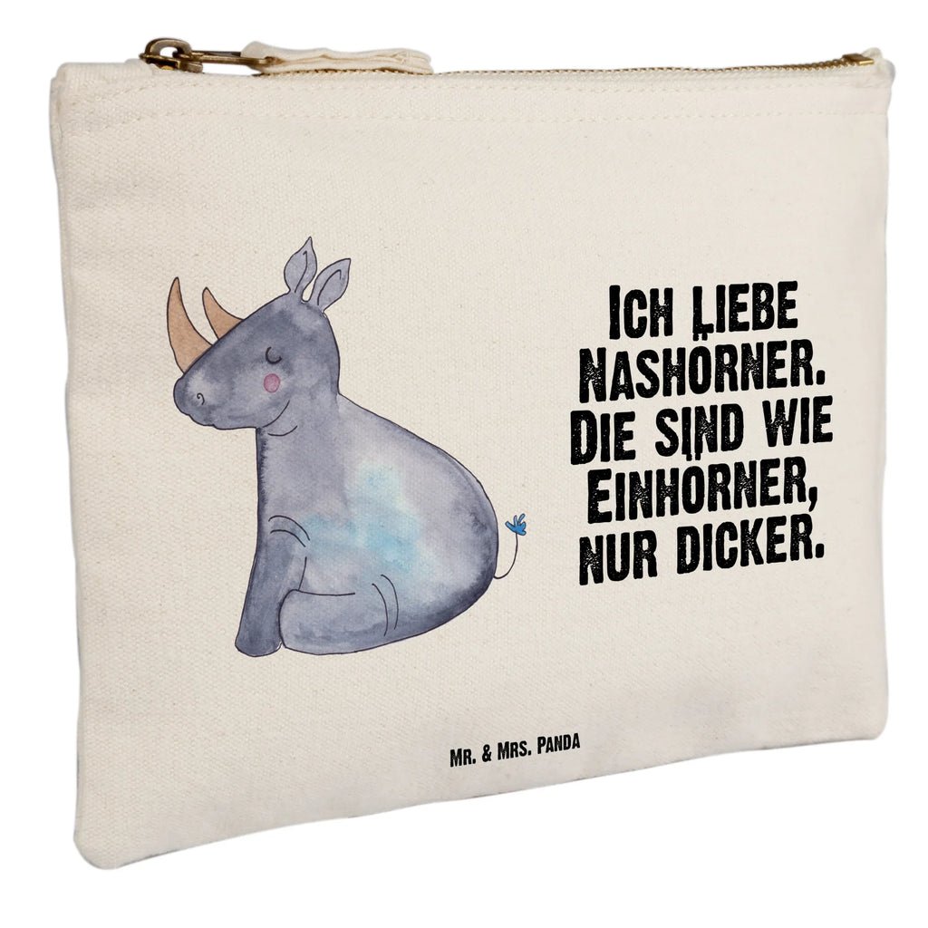 Schminktasche Einhorn Nashorn Schminktasche, Kosmetiktasche, Kosmetikbeutel, Stiftemäppchen, Etui, Federmappe, Makeup, XXL, Schminketui, Kosmetiketui, Schlamperetui, Einhorn, Einhörner, Einhorn Deko, Pegasus, Unicorn, Regenbogen, witzig, lustig, Zoo, Glitzer, Einhornpower, Erwachsenwerden, Nashorn, Nashörner