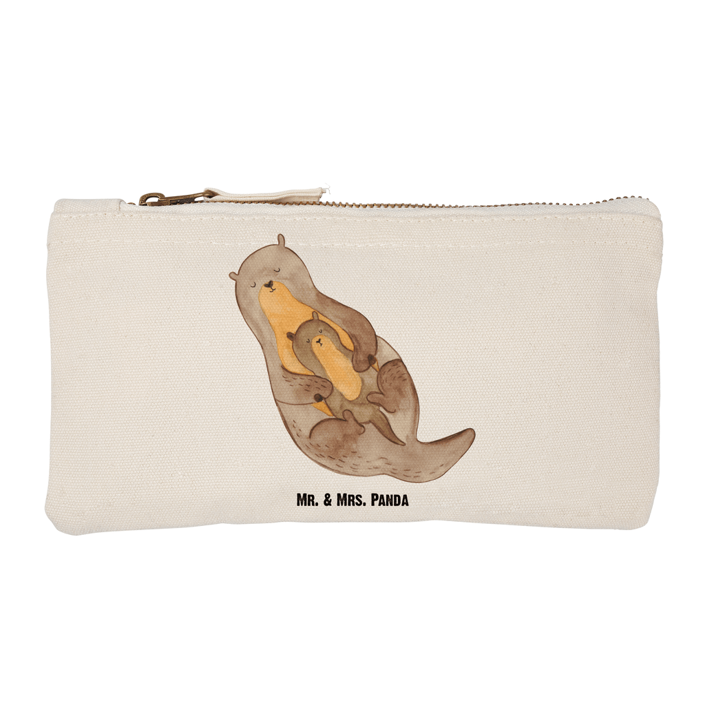 Schminktasche Otter Kind Schminktasche, Kosmetiktasche, Kosmetikbeutel, Stiftemäppchen, Etui, Federmappe, Makeup, XXL, Schminketui, Kosmetiketui, Schlamperetui, Otter, Fischotter, Seeotter, Otter Seeotter See Otter