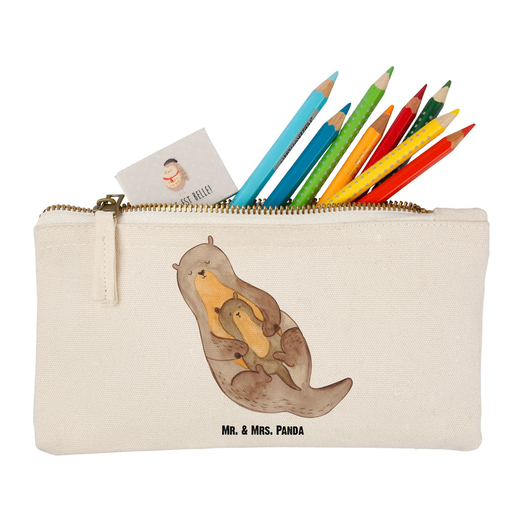 Schminktasche Otter Kind Schminktasche, Kosmetiktasche, Kosmetikbeutel, Stiftemäppchen, Etui, Federmappe, Makeup, XXL, Schminketui, Kosmetiketui, Schlamperetui, Otter, Fischotter, Seeotter, Otter Seeotter See Otter