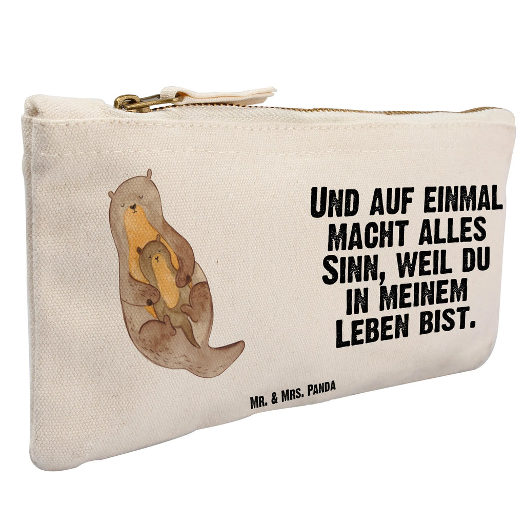 Schminktasche Otter Kind Schminktasche, Kosmetiktasche, Kosmetikbeutel, Stiftemäppchen, Etui, Federmappe, Makeup, XXL, Schminketui, Kosmetiketui, Schlamperetui, Otter, Fischotter, Seeotter, Otter Seeotter See Otter