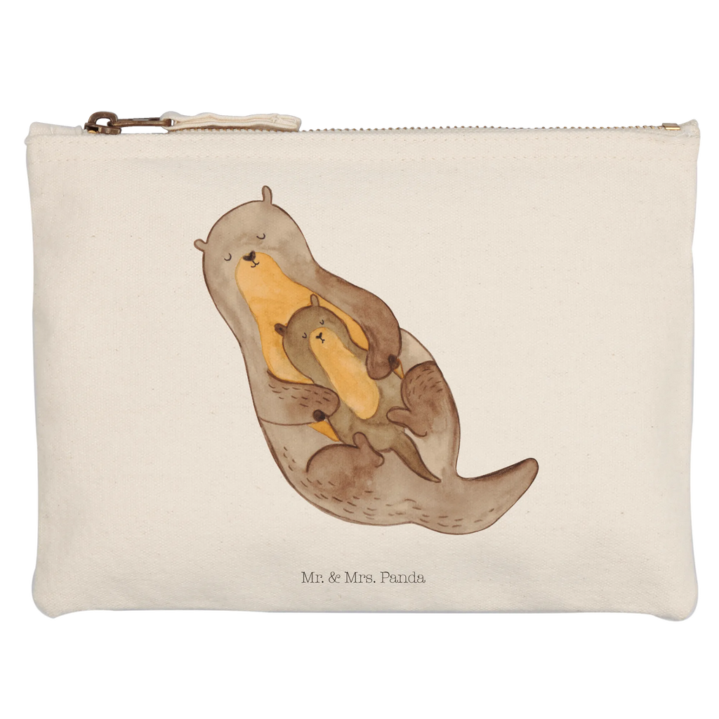 Schminktasche Otter Kind Schminktasche, Kosmetiktasche, Kosmetikbeutel, Stiftemäppchen, Etui, Federmappe, Makeup, XXL, Schminketui, Kosmetiketui, Schlamperetui, Otter, Fischotter, Seeotter, Otter Seeotter See Otter