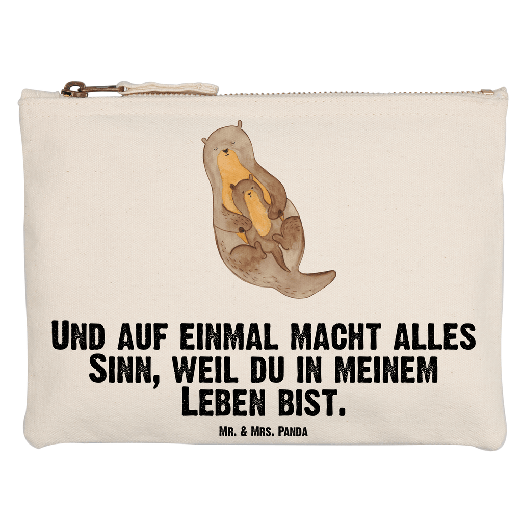 Schminktasche Otter Kind Schminktasche, Kosmetiktasche, Kosmetikbeutel, Stiftemäppchen, Etui, Federmappe, Makeup, XXL, Schminketui, Kosmetiketui, Schlamperetui, Otter, Fischotter, Seeotter, Otter Seeotter See Otter