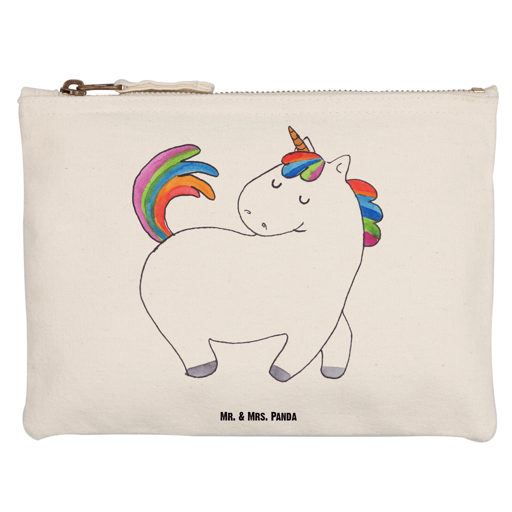 Schminktasche Einhorn Stolzieren Schminktasche, Kosmetiktasche, Kosmetikbeutel, Stiftemäppchen, Etui, Federmappe, Makeup, XXL, Schminketui, Kosmetiketui, Schlamperetui, Einhorn, Einhörner, Einhorn Deko, Pegasus, Unicorn, stolz, anders, bunt, Pferd, Reiter, Reiten, Freundin, Geschenk