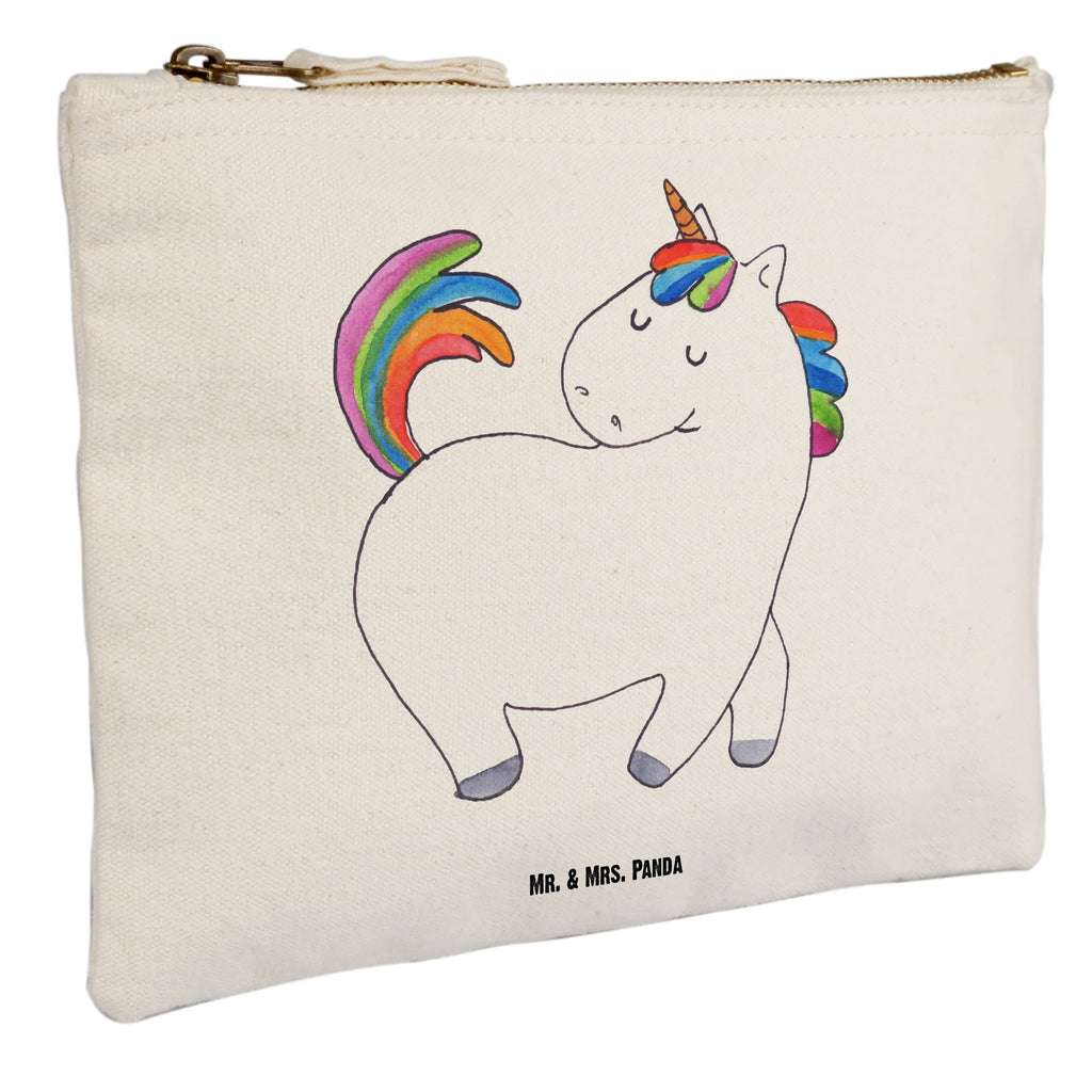 Schminktasche Einhorn Stolzieren Schminktasche, Kosmetiktasche, Kosmetikbeutel, Stiftemäppchen, Etui, Federmappe, Makeup, XXL, Schminketui, Kosmetiketui, Schlamperetui, Einhorn, Einhörner, Einhorn Deko, Pegasus, Unicorn, stolz, anders, bunt, Pferd, Reiter, Reiten, Freundin, Geschenk