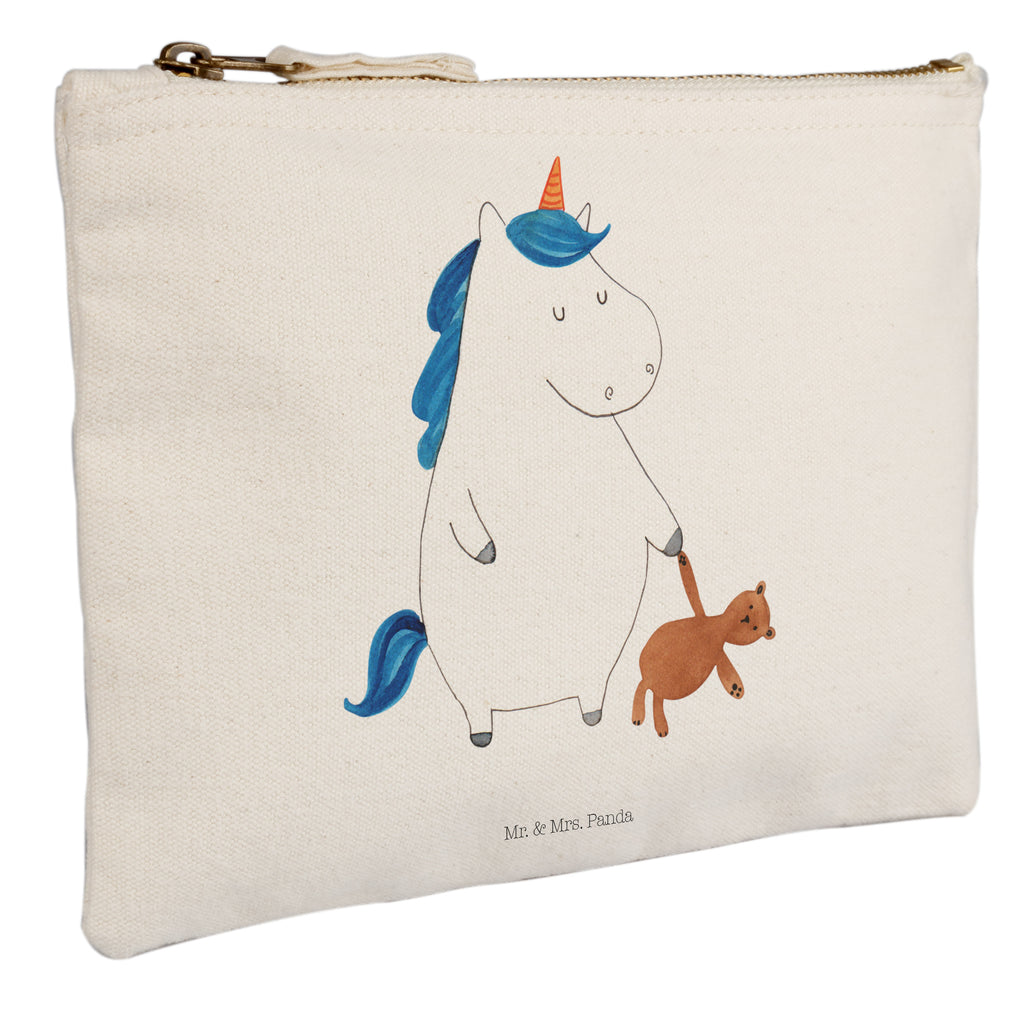 Schminktasche Einhorn Teddy Schminktasche, Kosmetiktasche, Kosmetikbeutel, Stiftemäppchen, Etui, Federmappe, Makeup, XXL, Schminketui, Kosmetiketui, Schlamperetui, Einhorn, Einhörner, Einhorn Deko, Pegasus, Unicorn, schlafen, gute Nacht, Single, Bett, Träumen, Freundin, Singleleben