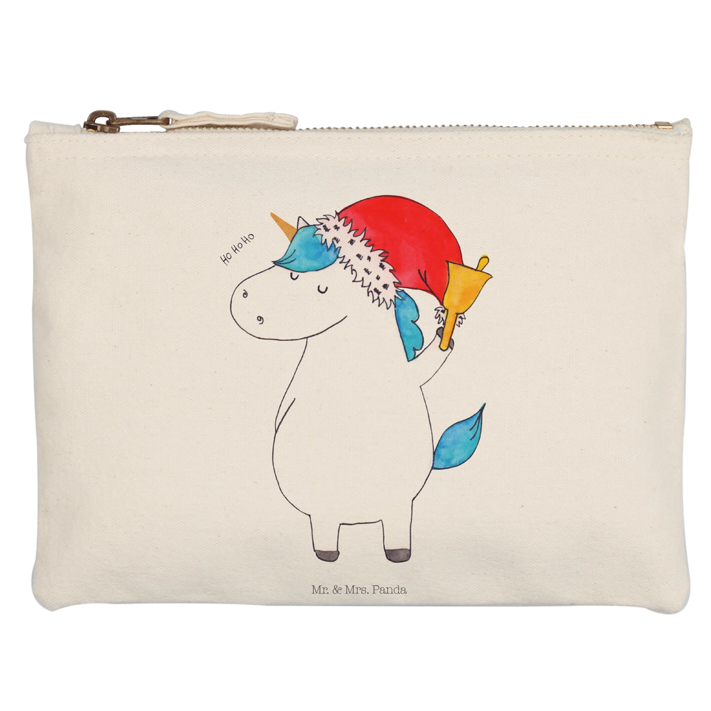 Schminktasche Einhorn Weihnachtsmann Schminktasche, Kosmetiktasche, Kosmetikbeutel, Stiftemäppchen, Etui, Federmappe, Makeup, XXL, Schminketui, Kosmetiketui, Schlamperetui, Einhorn, Einhörner, Einhorn Deko, Pegasus, Unicorn, Gin, Schokolade, Schoki, Weihnachten, Weihnachtsmann, Nikolaus, Wunschzettel, Wunschliste, Feenstaub