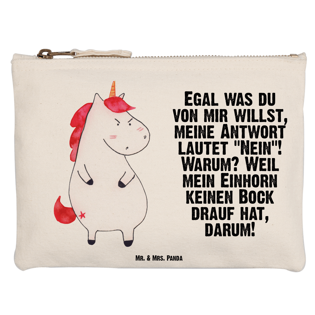 Schminktasche Einhorn Wut Schminktasche, Kosmetiktasche, Kosmetikbeutel, Stiftemäppchen, Etui, Federmappe, Makeup, XXL, Schminketui, Kosmetiketui, Schlamperetui, Einhorn, Einhörner, Einhorn Deko, Pegasus, Unicorn, Realität, Ansage, lustlos, nein, Büro, Arbeit, wütend, dumme Fragen, lustig, Spaß, Geschenk