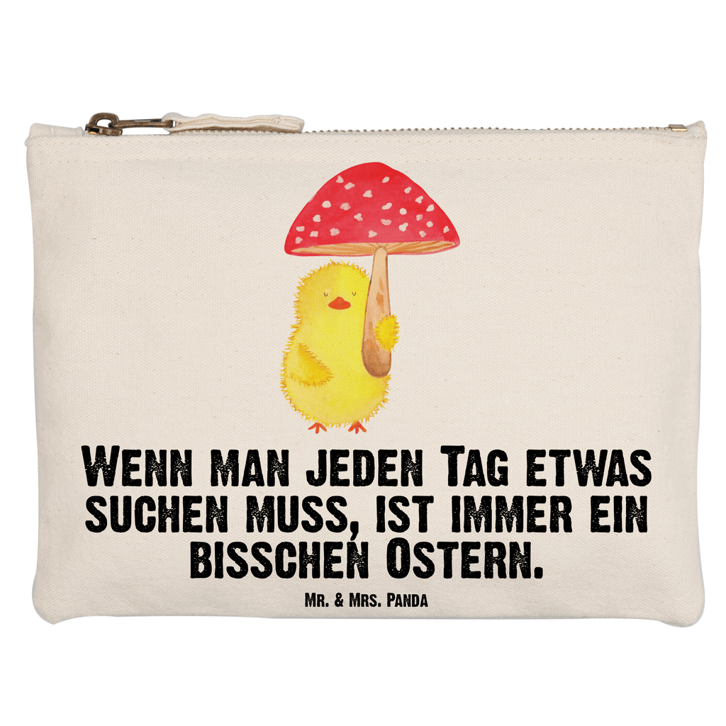 Schminktasche Küken Fliegenpilz Schminktasche, Kosmetiktasche, Kosmetikbeutel, Stiftemäppchen, Etui, Federmappe, Makeup, XXL, Schminketui, Kosmetiketui, Schlamperetui, Ostern, Osterhase, Ostergeschenke, Osternest, Osterdeko, Geschenke zu Ostern, Ostern Geschenk, Ostergeschenke Kinder, Ostern Kinder, Küken, Fliegenpilz, Glückspilz, Frohe Ostern, Ostergrüße