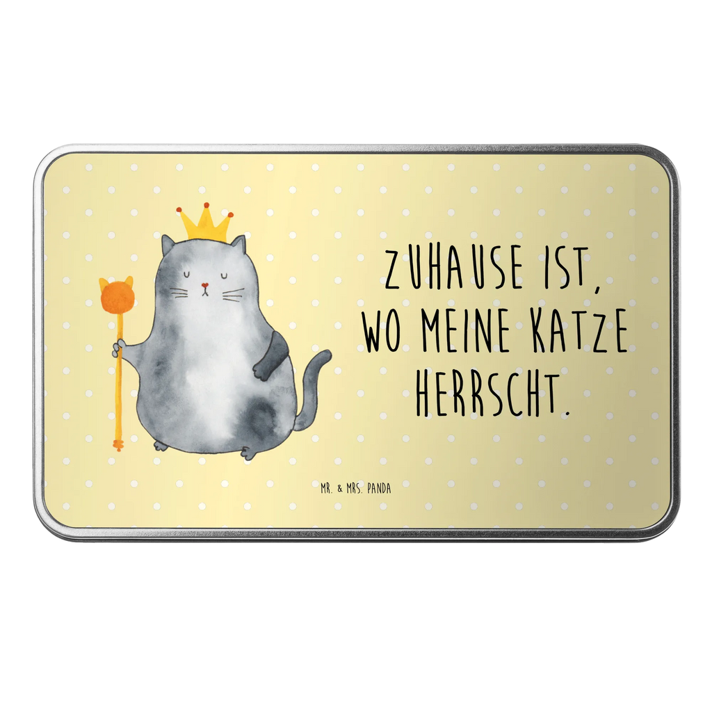 Metalldose rechteckig Katze König Blechdose, Metalldose, Blechbox, Container, Keksdose, Vorratsdose, Vorratsbox, Döschen, Versperbox, Vesperdose, Aufbewahrungsdose, Aufbewahrungsbox, Aluminiumdose, Dose, Katze, Katzenmotiv, Katzenfan, Katzendeko, Katzenfreund, Katzenliebhaber, Katzenprodukte, Katzenartikel, Katzenaccessoires, Katzensouvenirs, Katzenliebhaberprodukte, Katzenmotive, Katzen, Kater, Mietze, Cat, Cats, Katzenhalter, Katzenbesitzerin, Haustier, König, Königin, Queen, Familie, Mietzhaus, Wohnung, erste eigenen Wohnung, Umzug, Einzug