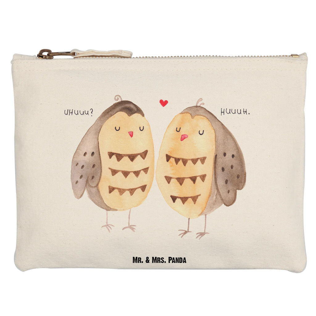 Schminktasche Eulen Liebe Schminktasche, Kosmetiktasche, Kosmetikbeutel, Stiftemäppchen, Etui, Federmappe, Makeup, XXL, Schminketui, Kosmetiketui, Schlamperetui, Eule, Eule Deko, Liebe, Hochzeit Spruch, Owl, All you need is love, Liebe Spruch, Freundin Geschenk, Freund, Wortspiel lustig