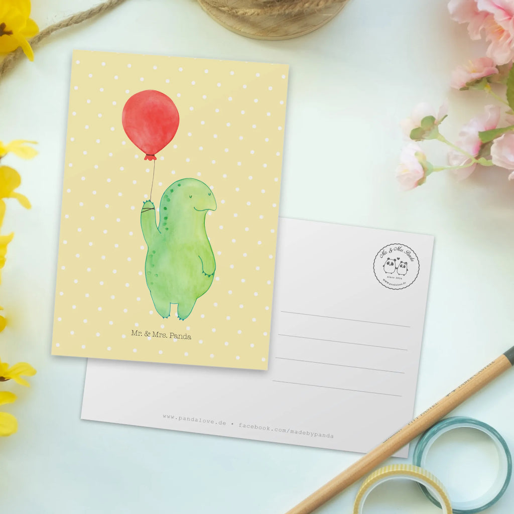 Postkarte Schildkröte Luftballon Postkarte, Karte, Geschenkkarte, Grußkarte, Einladung, Ansichtskarte, Geburtstagskarte, Einladungskarte, Dankeskarte, Ansichtskarten, Einladung Geburtstag, Einladungskarten Geburtstag, Schildkröte, Schildkröten, Mutausbruch, Motivation, Motivationsspruch