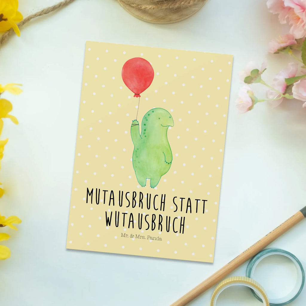 Postkarte Schildkröte Luftballon Postkarte, Karte, Geschenkkarte, Grußkarte, Einladung, Ansichtskarte, Geburtstagskarte, Einladungskarte, Dankeskarte, Ansichtskarten, Einladung Geburtstag, Einladungskarten Geburtstag, Schildkröte, Schildkröten, Mutausbruch, Motivation, Motivationsspruch