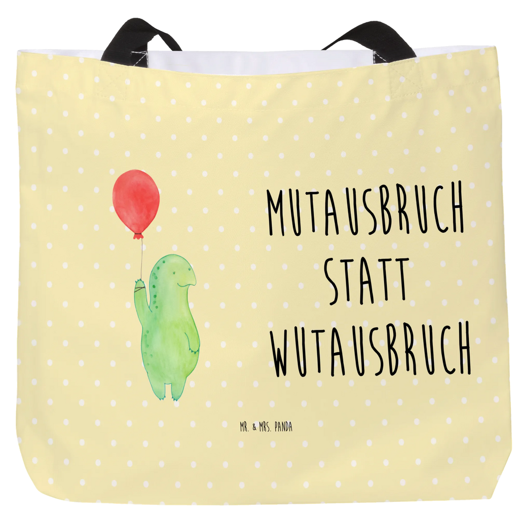 Shopper Schildkröte Luftballon Beutel, Einkaufstasche, Tasche, Strandtasche, Einkaufsbeutel, Shopper, Schultasche, Freizeittasche, Tragebeutel, Schulbeutel, Alltagstasche, Schildkröte, Schildkröten, Mutausbruch, Motivation, Motivationsspruch