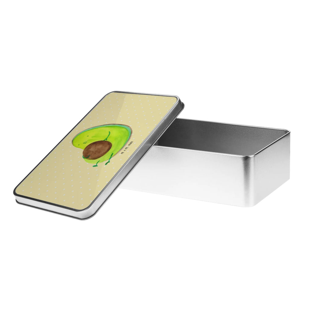 Metalldose rechteckig Avocado Pfeifen Blechdose, Metalldose, Blechbox, Container, Keksdose, Vorratsdose, Vorratsbox, Döschen, Versperbox, Vesperdose, Aufbewahrungsdose, Aufbewahrungsbox, Aluminiumdose, Dose, Avocado, Veggie, Vegan, Gesund, Diät, Abnehmen, Ernährung, dick sein