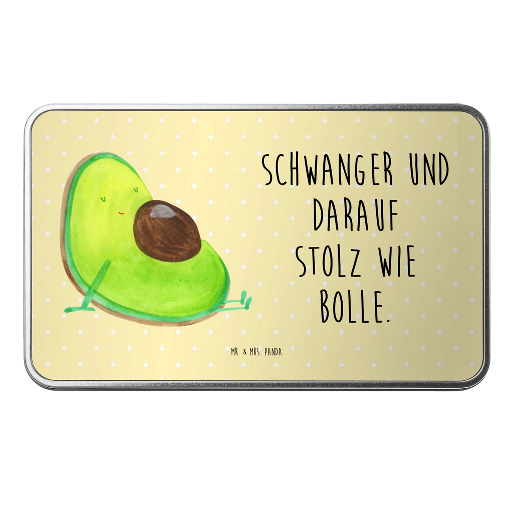 Metalldose rechteckig Avocado Schwangerschaft Blechdose, Metalldose, Blechbox, Container, Keksdose, Vorratsdose, Vorratsbox, Döschen, Versperbox, Vesperdose, Aufbewahrungsdose, Aufbewahrungsbox, Aluminiumdose, Dose, Avocado, Veggie, Vegan, Gesund, schwanger, Schwangerschaft, Babyparty, Babyshower