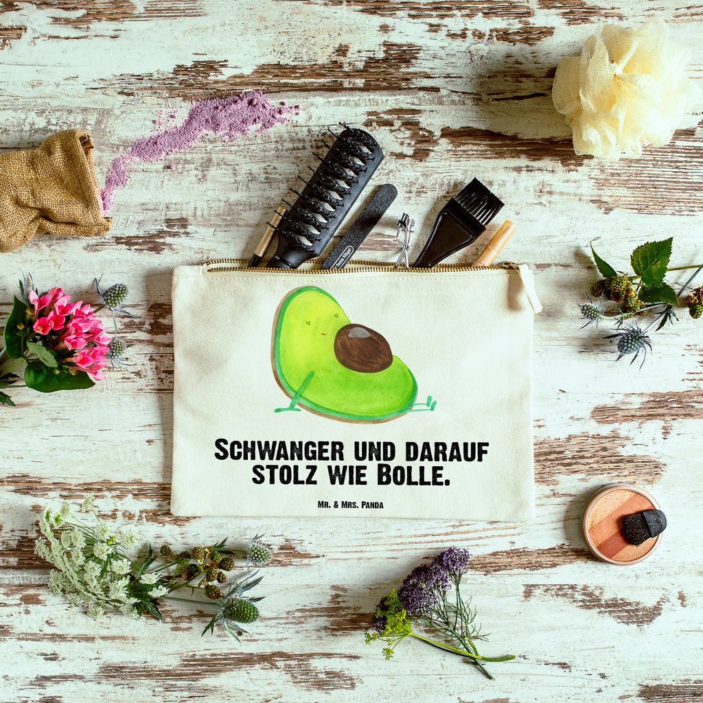 Schminktasche Avocado Schwangerschaft Schminktasche, Kosmetiktasche, Kosmetikbeutel, Stiftemäppchen, Etui, Federmappe, Makeup, XXL, Schminketui, Kosmetiketui, Schlamperetui, Avocado, Veggie, Vegan, Gesund, schwanger, Schwangerschaft, Babyparty, Babyshower