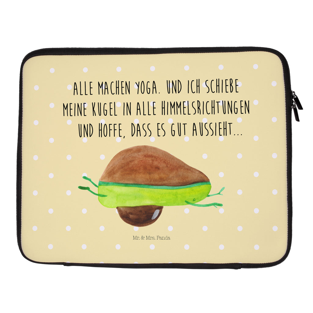 Notebook Tasche Avocado Yoga Notebook Tasche, Laptop, Computertasche, Tasche, Notebook-Tasche, Notebook-Reisehülle, Notebook Schutz, Avocado, Veggie, Vegan, Gesund, Avocado Yoga Vegan