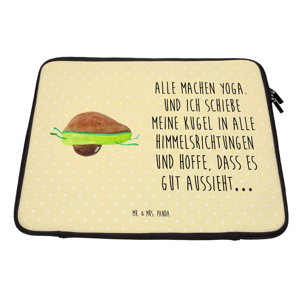 Notebook Tasche Avocado Yoga Notebook Tasche, Laptop, Computertasche, Tasche, Notebook-Tasche, Notebook-Reisehülle, Notebook Schutz, Avocado, Veggie, Vegan, Gesund, Avocado Yoga Vegan