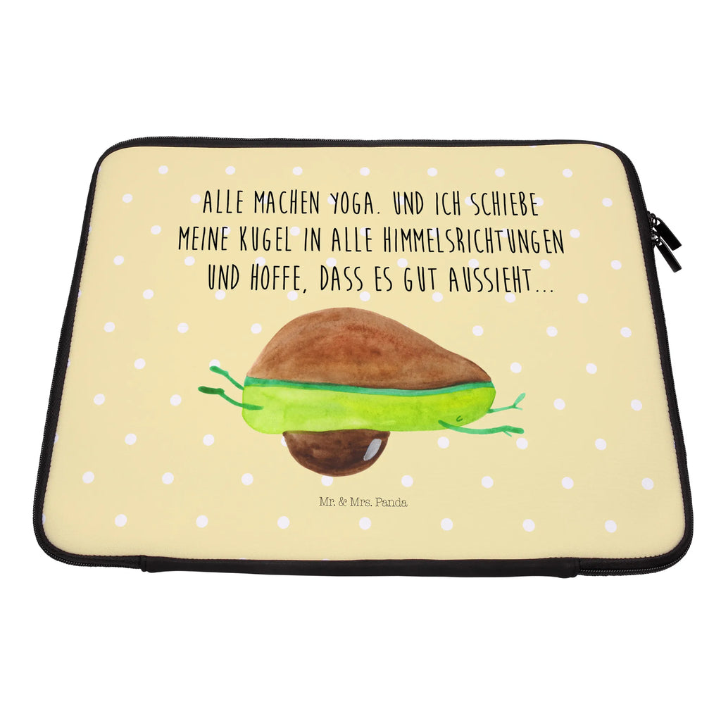 Notebook Tasche Avocado Yoga Notebook Tasche, Laptop, Computertasche, Tasche, Notebook-Tasche, Notebook-Reisehülle, Notebook Schutz, Avocado, Veggie, Vegan, Gesund, Avocado Yoga Vegan