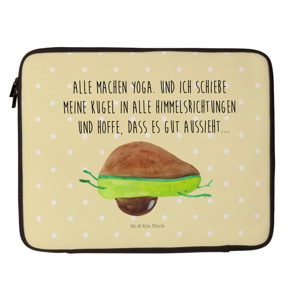 Notebook Tasche Avocado Yoga Notebook Tasche, Laptop, Computertasche, Tasche, Notebook-Tasche, Notebook-Reisehülle, Notebook Schutz, Avocado, Veggie, Vegan, Gesund, Avocado Yoga Vegan