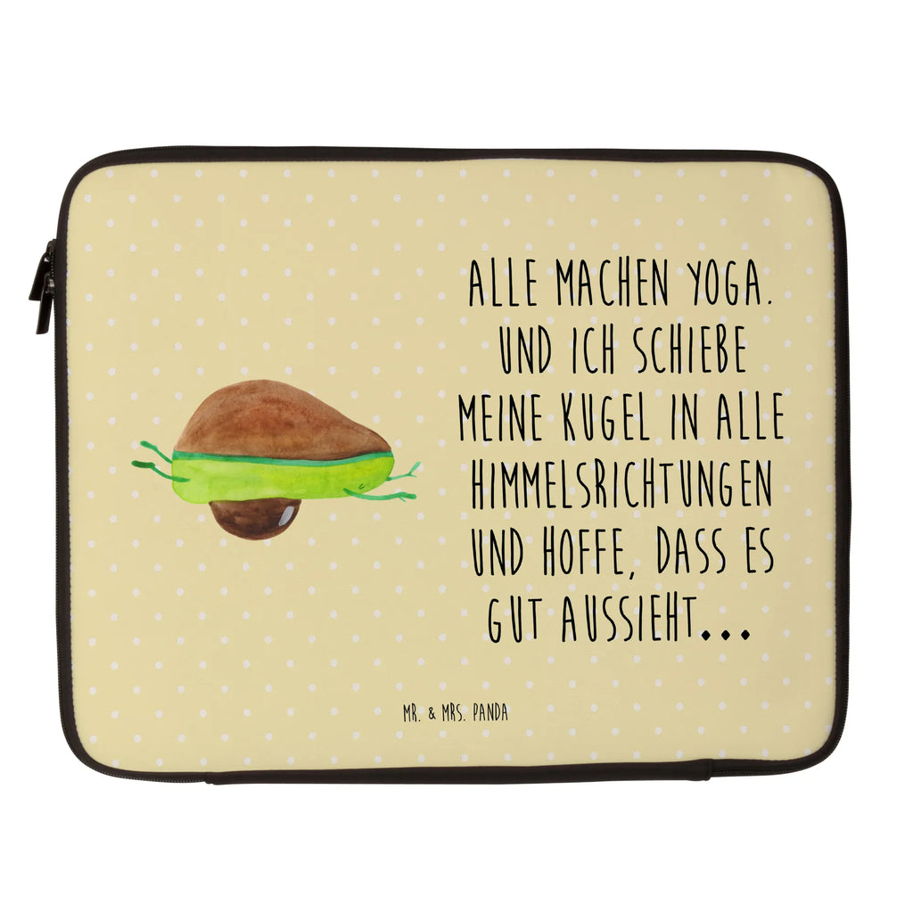 Notebook Tasche Avocado Yoga Notebook Tasche, Laptop, Computertasche, Tasche, Notebook-Tasche, Notebook-Reisehülle, Notebook Schutz, Avocado, Veggie, Vegan, Gesund, Avocado Yoga Vegan