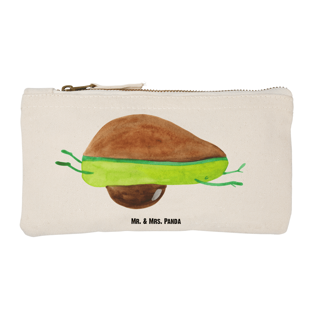 Schminktasche Avocado Yoga Schminktasche, Kosmetiktasche, Kosmetikbeutel, Stiftemäppchen, Etui, Federmappe, Makeup, XXL, Schminketui, Kosmetiketui, Schlamperetui, Avocado, Veggie, Vegan, Gesund, Avocado Yoga Vegan