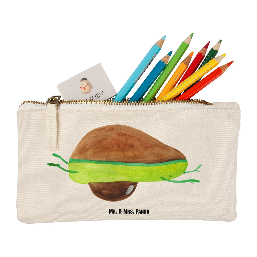 Schminktasche Avocado Yoga Schminktasche, Kosmetiktasche, Kosmetikbeutel, Stiftemäppchen, Etui, Federmappe, Makeup, XXL, Schminketui, Kosmetiketui, Schlamperetui, Avocado, Veggie, Vegan, Gesund, Avocado Yoga Vegan