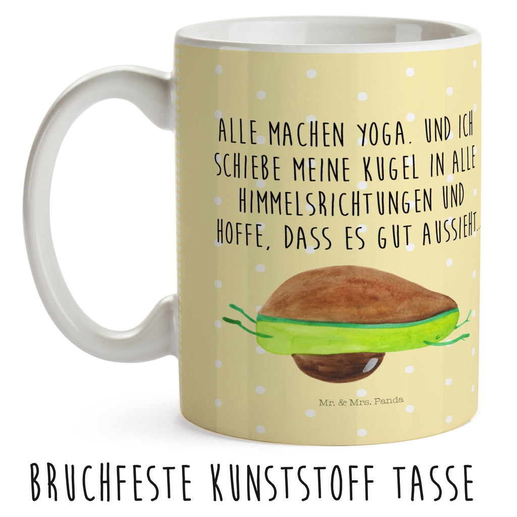 Kindertasse Avocado Yoga Kindertasse, Kinder Tasse, Kunststoff Tasse, Kindergarten Tasse, Trinkbecher, Camping Becher, Kaffeetasse, Kunststoffbecher, Kindergartenbecher, Outdoorgeschirr, Kunststoffgeschirr, Reisebecher, Reisetasse, Kinderbecher, Bruchfeste Tasse, Bruchsichere Tasse, Plastik Tasse, Plastiktasse, Avocado, Veggie, Vegan, Gesund, Avocado Yoga Vegan