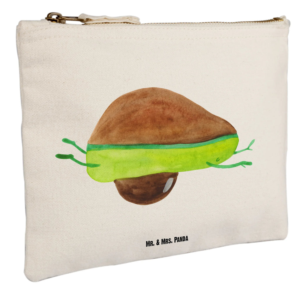 Schminktasche Avocado Yoga Schminktasche, Kosmetiktasche, Kosmetikbeutel, Stiftemäppchen, Etui, Federmappe, Makeup, XXL, Schminketui, Kosmetiketui, Schlamperetui, Avocado, Veggie, Vegan, Gesund, Avocado Yoga Vegan