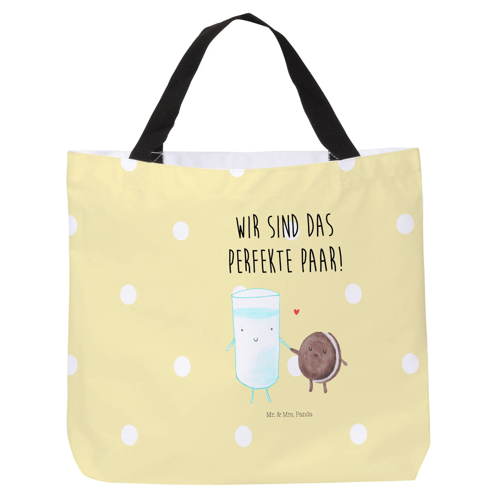 Shopper Milch Keks Beutel, Einkaufstasche, Tasche, Strandtasche, Einkaufsbeutel, Shopper, Schultasche, Freizeittasche, Tragebeutel, Schulbeutel, Alltagstasche, Tiermotive, Gute Laune, lustige Sprüche, Tiere, Milk, Cookie, Milch, Keks, Kekse, Kaffee, Einladung Frühstück, Motiv süß, romantisch, perfektes Paar