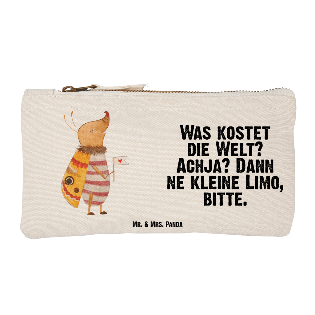 Schminktasche Nachtfalter Fähnchen Schminktasche, Kosmetiktasche, Kosmetikbeutel, Stiftemäppchen, Etui, Federmappe, Makeup, XXL, Schminketui, Kosmetiketui, Schlamperetui, Tiermotive, Gute Laune, lustige Sprüche, Tiere, Nachtfalter, Käfer, Spruch lustig, Spruch witzig, süß, niedlich, Küche Deko, Was kostet die Welt